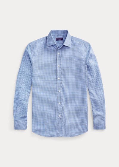 Ralph Lauren Gingham Twill Skjorter Herre Danmark (ILNVD9801)